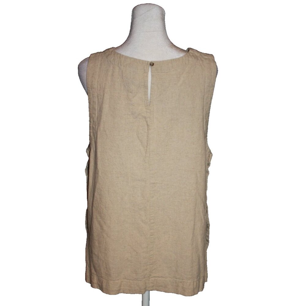 Universal Thread Linen Blend Button Side Sleevele… - image 2